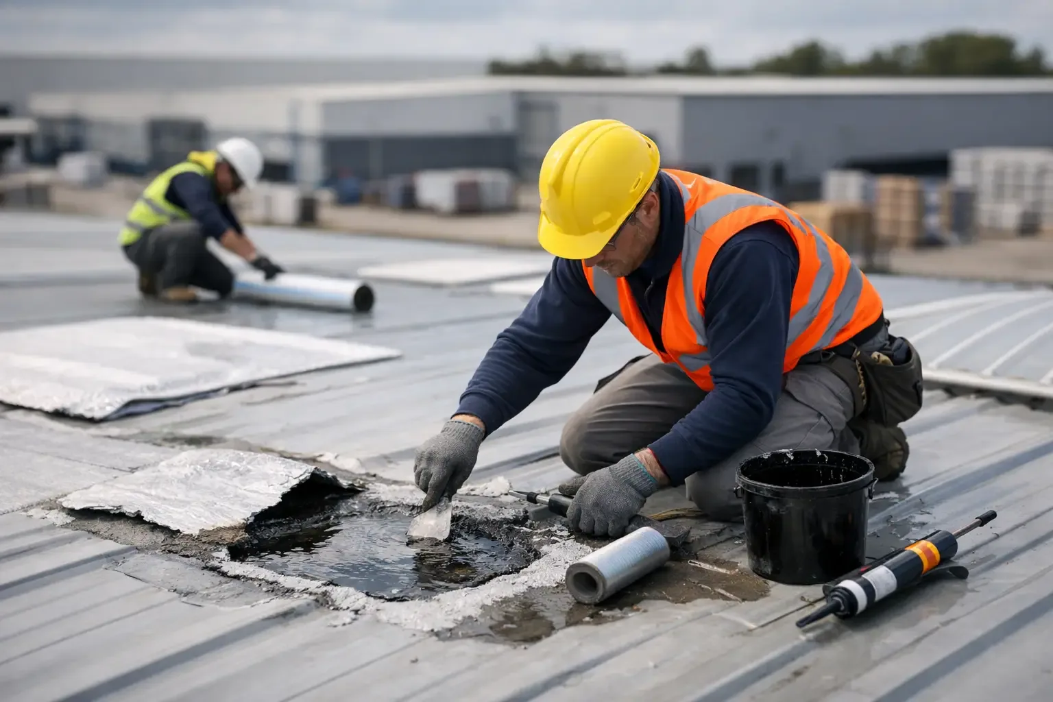 Commercial Roof Leak Repair in Clovis, CA Commercial Roof Leak Repair in Clovis, CA